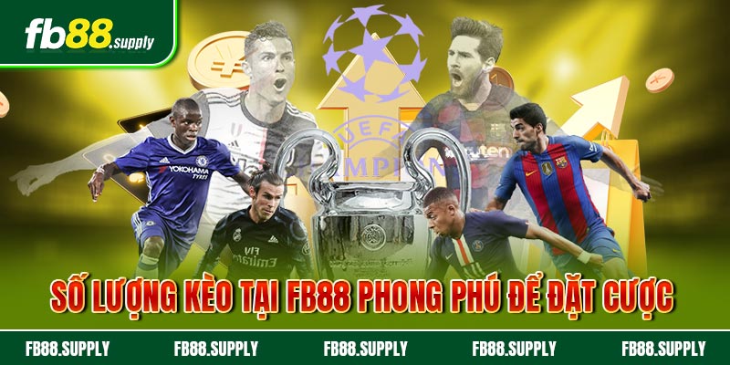 Số lượng kèo tại FB88 phong phú để đặt cược